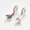 Alloy European Dangle Charms MPDL-S067-025AS-2
