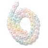 Plating Natural Selenite Beads Strands G-G120-A01-02-05-2