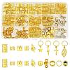 200Pcs Iron Hair Coil Cuffs X1-AJEW-SZC0021-02G-1
