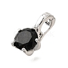 Brass Micro Pave Cubic Zirconia Charms KK-D356-05E-P-2