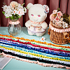 20M 10 Colors Stain Pleated Lace Ribbon OCOR-BC0007-42-4