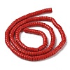 Dyed Synthetic Coral Beads Strands CORA-P010-06A-2