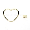 Heart Zinc Alloy Bag Handles FIND-WH0090-17LG-3