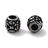 Column 304 Stainless Steel Beads Hand Polished STAS-M057-49B-AS-2