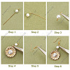 SUNNYCLUE DIY Sunflower Earring Making Kit DIY-SC0020-30-4