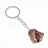 Synthetic & Natural Gemstone Keychain KEYC-S253-08-2