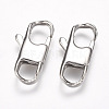 Tarnish Resistant 304 Stainless Steel Lobster Claw Clasps STAS-I082-13P-02-1