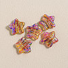 15Pcs Printed Resin Beads RESI-CJC0006-036R-1