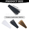 900Pcs 3 Colors Plastic Simulated Animal Whiskers for Crafts Needle Felting DIY-CY0002-73-2