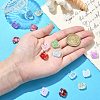 16Pcs 8 Colors Glass Beads Strands LAMP-CJ0002-06-4