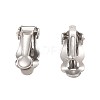 Tarnish Resistant 304 Stainless Steel Clip-On Earrings Findings X-STAS-Q185-01-1