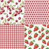 24Pcs 12 Styles Cherry Strawberry Watermelon Furit Scrapbook Paper Pads PW-WGE3A59-01-2