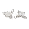 Natural Quartz Crystal Pendants G-P492-02P-22-3