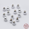 925 Sterling Silver Spacer Beads STER-K171-44S-4mm-5