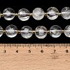 Natural Quartz Crystal Beads Strands G-B094-A37-01-4