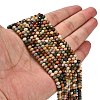 Natural Alashan Agate Beads Strands G-G277-B01-3x5mm-2