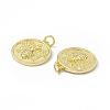 Rack Plating Brass Pendants LS-KK-B065-21G-3