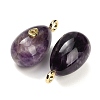 Natural Amethyst Pendants GG-CBA4625-02G-05-2