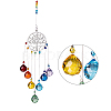 Tree of Life with Glass Teardrop Suncatchers Ornaments TREE-PW0002-16-1