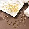 Brass Wine Glass Charm Rings EC067-1G-5