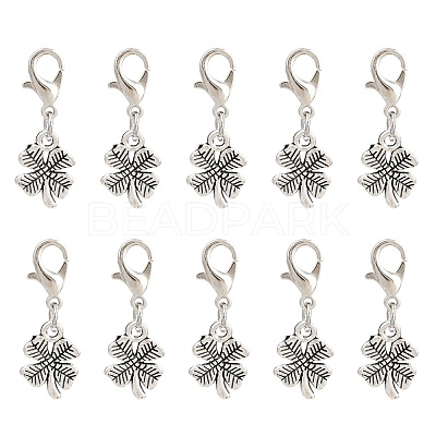 10Pcs Tibetan Style Alloy Shoe Charms HJEW-JM04169-01-1