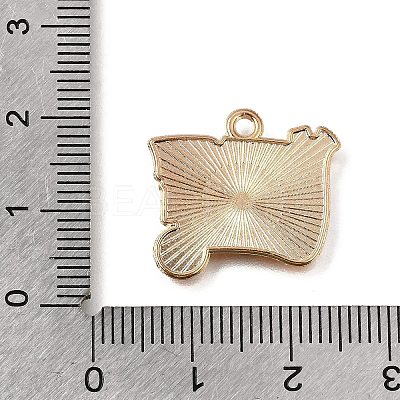 Alloy with Enamel Pendants AL-CBA9E11-03KCG-02-1