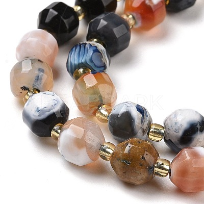 Natural Fire Agate Beads Strands G-I338-03-1