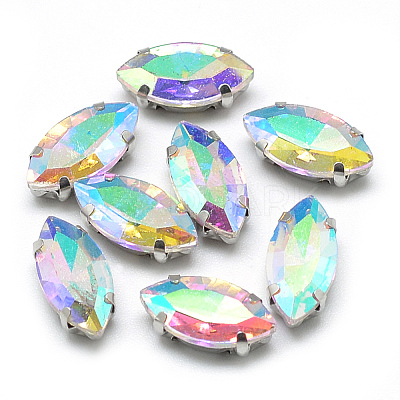 Sew on Rhinestone RGLA-T034-5x10mm-02-1