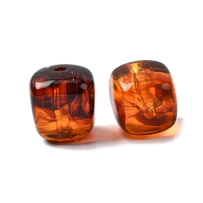Opaque Acrylic Beads OACR-D320-01-1