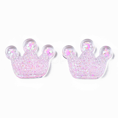 Transparent Resin Cabochons CRES-N034-16A-1