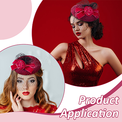 Polyester French Beret for Women AJEW-WH0248-760F-1