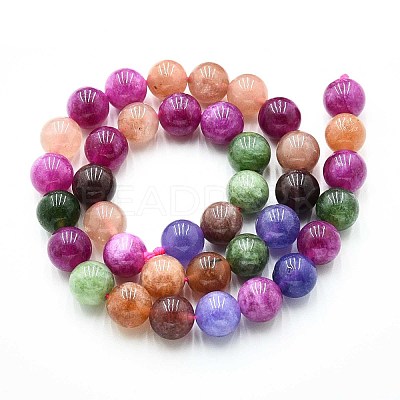 Natural Quartz Beads Strands G-N355-10mm-31-1