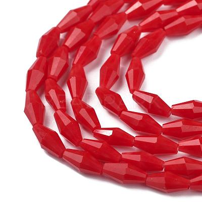 Opaque Glass Beads Strands GLAA-P001-03A-08-1