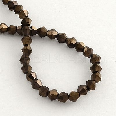 Electroplate Glass Bead Strands EGLA-R094-4mm-06-1