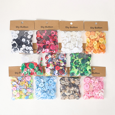 Resin Buttons BUTT-WH20002-07J-1