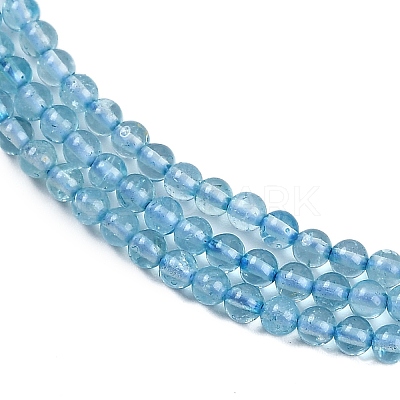 Natural Blue Topaz Beads Strands G-P553-A01-01-1