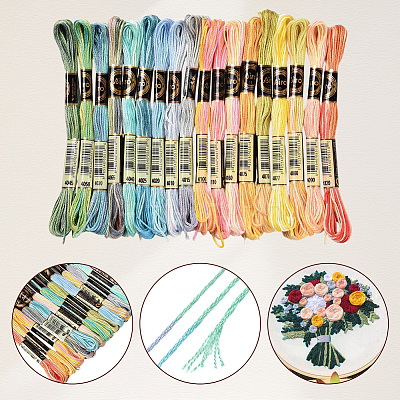 6-Ply Polyester Embroidery Floss OCOR-CY0002-03C-09-1