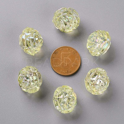 Transparent Acrylic Beads TACR-S154-31C-915-1