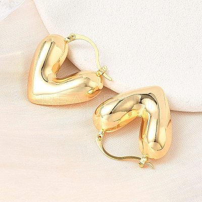 Brass Stud Earrings for Women KK-CBAD851-08G-1