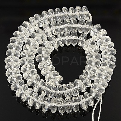 Synthetic Quartz Crystal Beads Strands G-F086-C-01-1