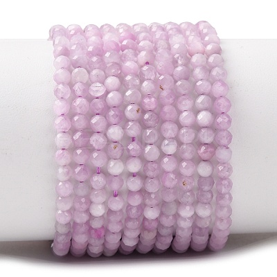 Natural Kunzite Beads Strands G-G259-D11-3mm-01-1