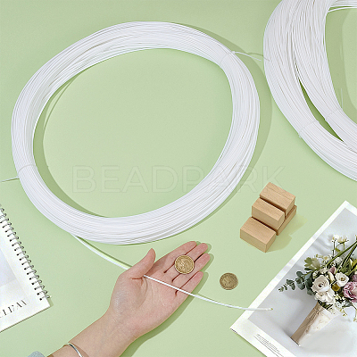 90M Round Plastic Rattan Cord OCOR-WH0077-134C-1