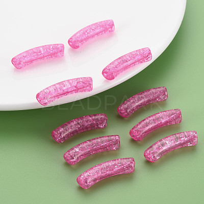 Transparent Crackle Acrylic Beads CACR-S009-001A-N82-1