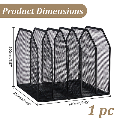1Pc Iron Bookends AJEW-AR0005-08B-1