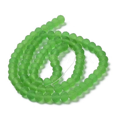 Transparent Glass Beads Strands EGLA-A034-T8mm-MD11-1