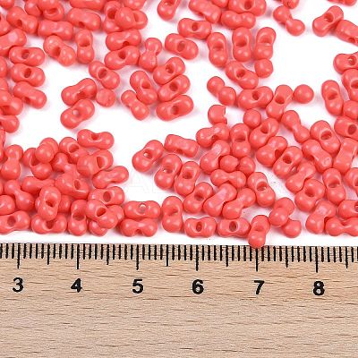 Baking Paint Glass Seed Beads SEED-K010-A08-1