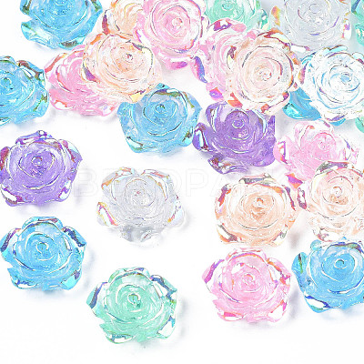 Transparent Resin Cabochons CRES-N030-001B-1