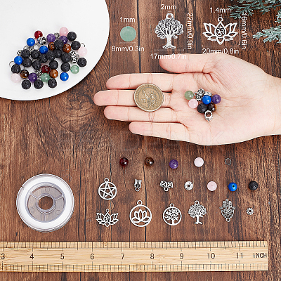 DIY Yoga Bracelet Making Kit DIY-SC0019-29-1