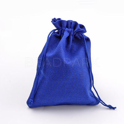 Burlap Packing Pouches Drawstring Bags ABAG-Q050-7x9-22-1