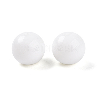 Opaque Solid Color Glass Beads X1-GLAA-N007-10mm-A06-1